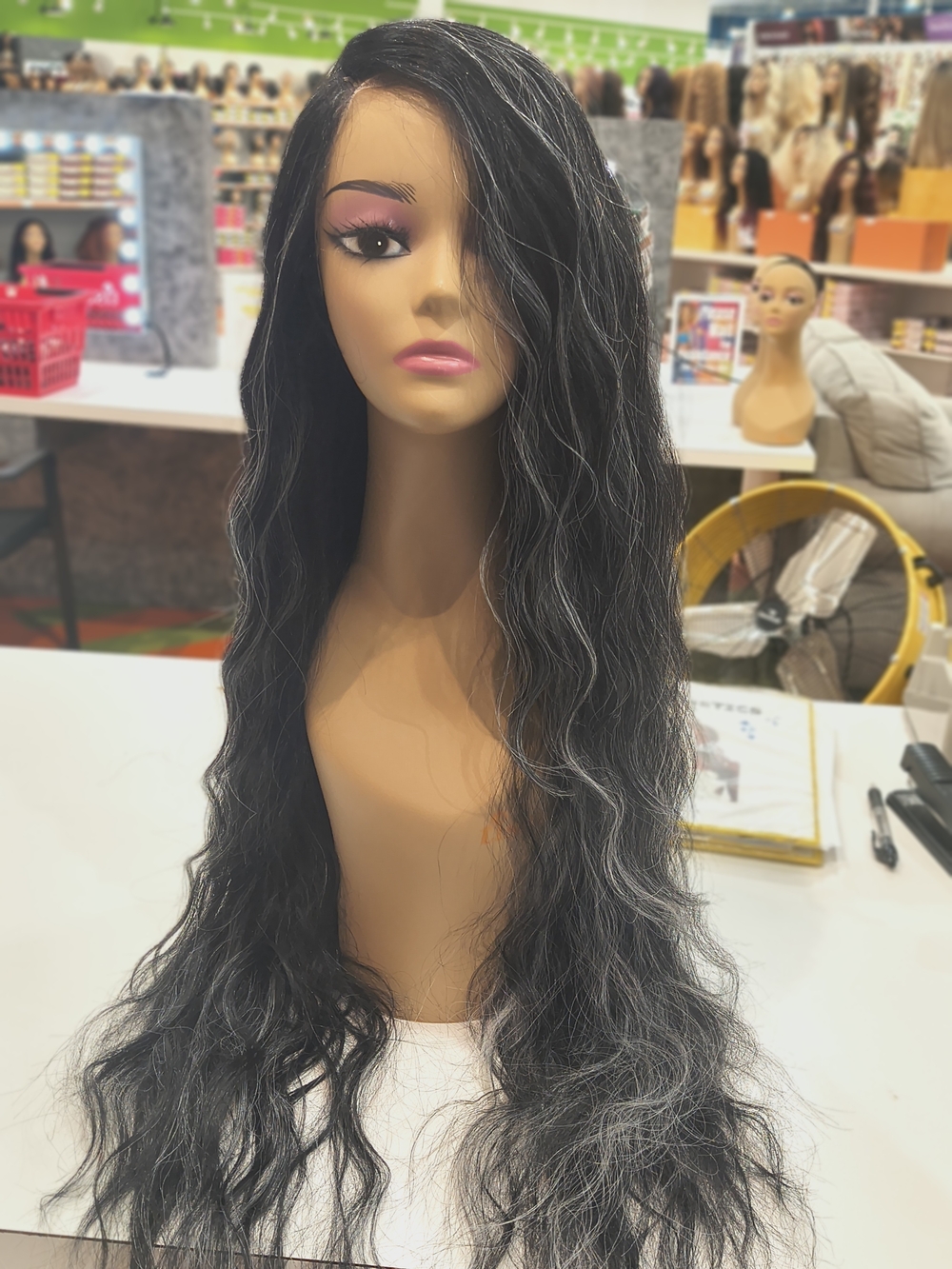 Black And Platinum Frontal Unit